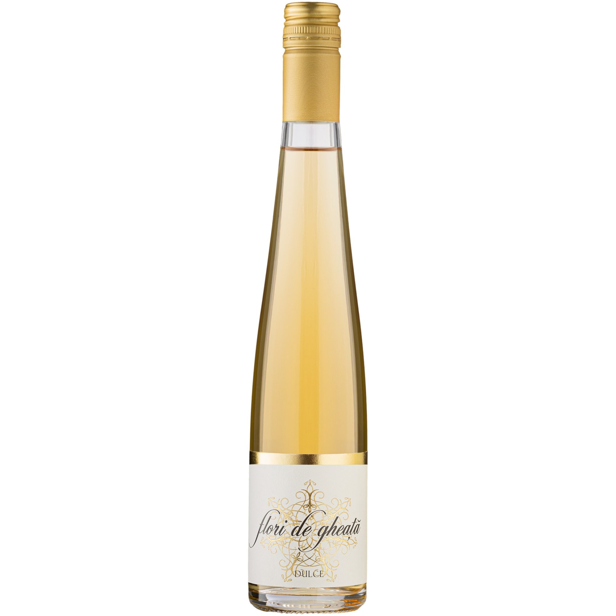 Vin Alb Tohani Flori de gheata, Tamaioasa Romaneasca, Dulce, 0.375l